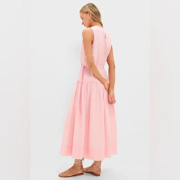 Tuckernuck Pink Sleeveless Midi Dress, Size L - Picture 5 of 6